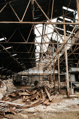 an old abandoned factory