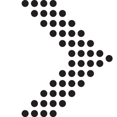 Arrow Dotted Shapes
