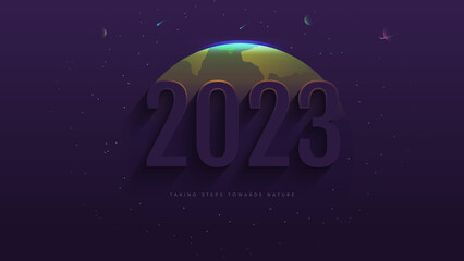2023 New Year Environment Theme - Space