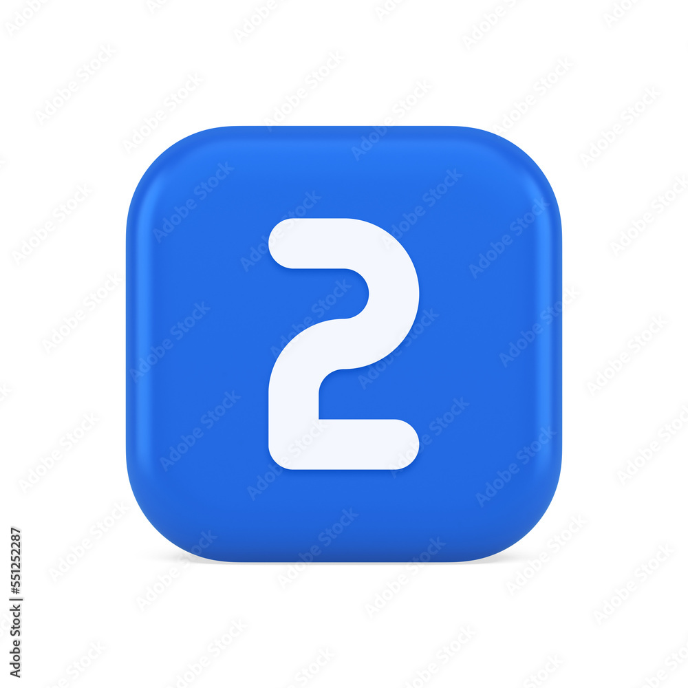Poster two character button numeral cyberspace calculation service 3d realistic icon