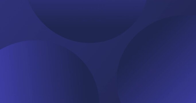 Looped abstract gradient bright animated background with rotating circles.Trending gradient blue background. 4K background for presentations. 32bit color