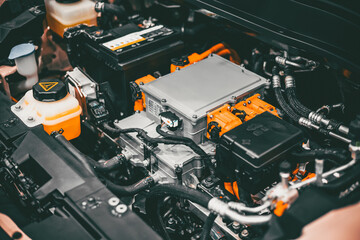 EV engine car motor under hood electric vehicle high power and environmentally Friendly Zero...
