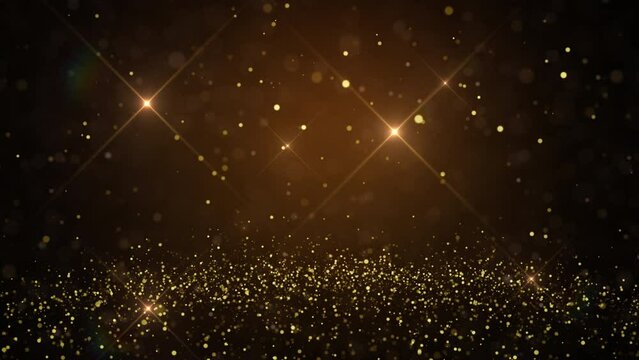  glow brown glitter awards orange background video