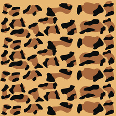 Leopard print seamless pattern