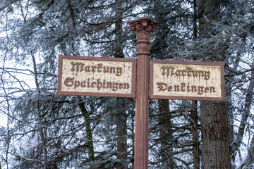 Winter auf dem Dreifaltigkeitsberg Spaichingen