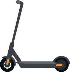 Electric kick scooter. Gyro Modern ecology vehicle - speed scooter on battery. vector illustration. Modern lifestyle, technologies. Eco transport for city lifestyle. you can rent for a quick ride. 