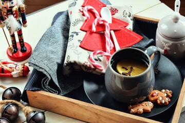 Breakfast winter tea.
