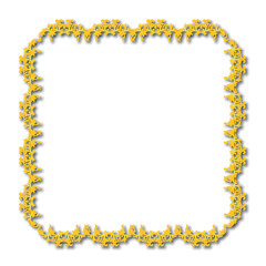 Frame in vintage style with ornament elements, art, pattern, background, texture, template Vector illustration eps 10, Art.