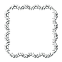 Frame in vintage style with ornament elements, art, pattern, background, texture, template Vector illustration eps 10, Art.