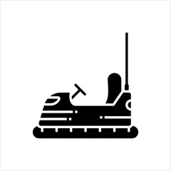 Bumper Car Icon, Dodgem Car Icon
