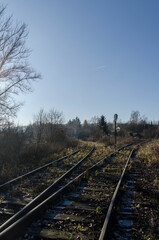 Fototapeta premium Szyny kolejowe 