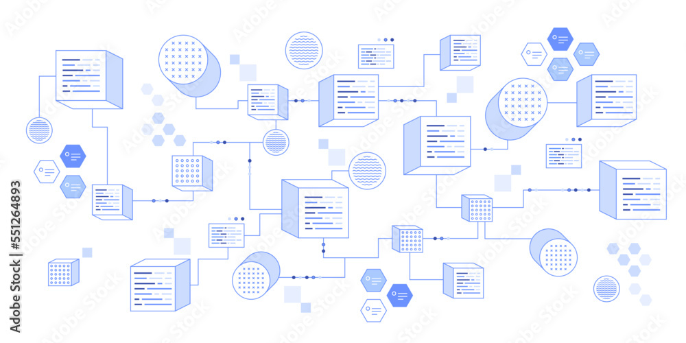 Poster vector illustration technology over white background. modern hi-tech digital technology concept. abs