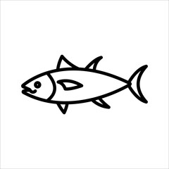 Fish icon. sign for mobile concept and web design. vector illustration