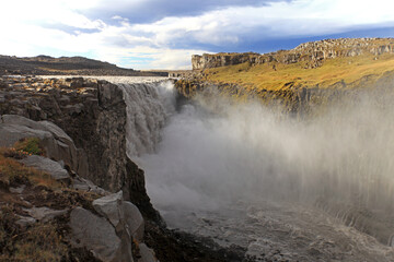 Detifoss - the most powerful in Europe, Iceland 