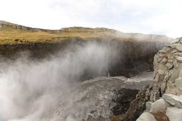 Detifoss - the most powerful in Europe, Iceland 