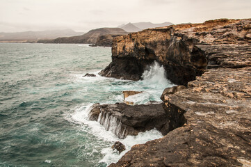 Spain - Fuerteventura - Bay in La Pared City