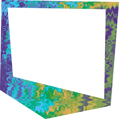 Abstract transparent grunge texture element.