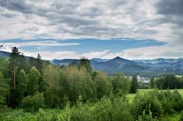 Fototapeta premium landscape in the mountains
