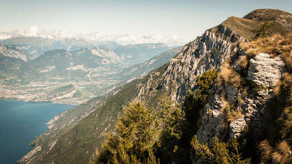 Italy - Baldo Mountains - View from the top of the Mountain