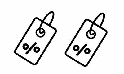 tag with percent discount