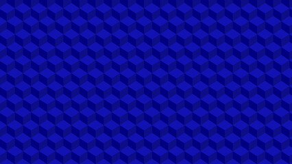 Blue network modern Square Collection isomatic texture pattern wallpaper design for background and modern cover design. 3d rendering
