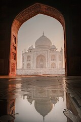 Taj Mahal mausoleum in Agra, India