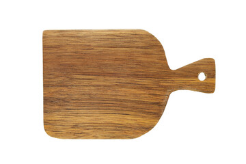 Kitchen cutting board over transparent background