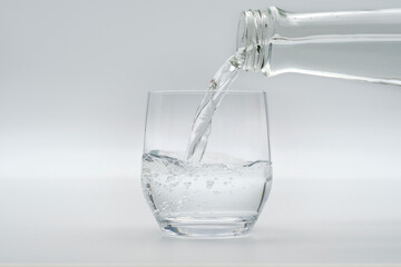 Ein Glas Wasser !Auf die Gesungheit! na zdrowie glass of water