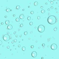 Abstract water bubbles background and Digital Paper