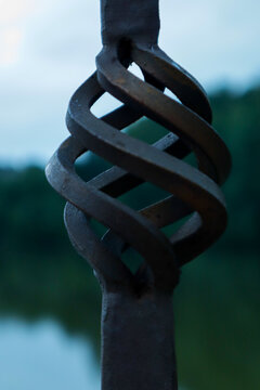 rope on a fence