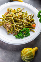 rice noodles, green bean, vegetable, asian food delicious snack healthy meal food snack on the table copy space food background rustic top view