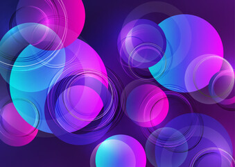 Abstract luxury background with circular geometric pattern. Element of modern circular overlapping layers and lines. Vector