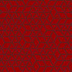  Hexagonal Maze pattern abstract illustration