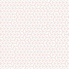 Obraz premium Hexagonal Maze pattern abstract illustration