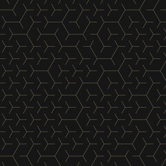  Hexagonal Maze pattern abstract illustration