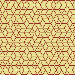  Hexagonal Maze pattern abstract illustration