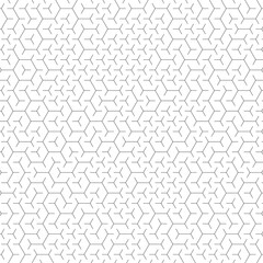 Naklejka premium Hexagonal Maze pattern abstract illustration