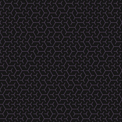 Naklejka premium Hexagonal Maze pattern abstract illustration