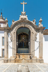 Obraz premium Espirito Santo Church, Arcos de Valdevez, Portugal. Main Church of Arcos de Valdevez is located in the city center.