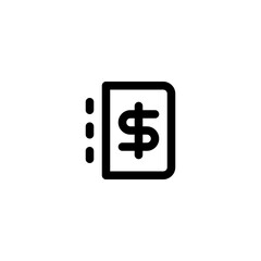 finance book icon