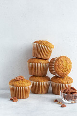 carrot and nuts muffins