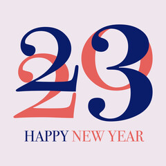 Template 2023 Calendar Cover Concept. Vector illustration.