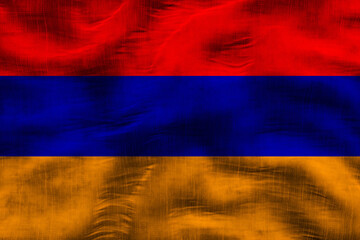 National Flag of Armenia. Background  with flag  of Armenia.