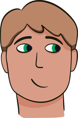 Man avatar for a social network