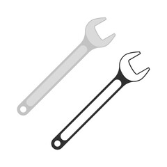 Wrench Icon in simple style. Spanner symbol for your web site design, app or UI. Vector eps 10.