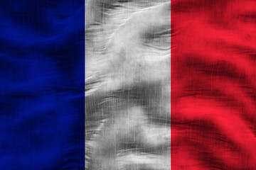 National flag of Clipperton island. Background  with flag of Clipperton island.