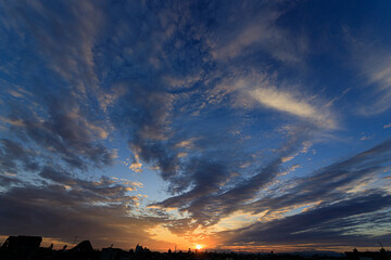 夕方_夕焼け_日没_DUSK_clouds