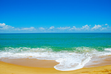 Caraiva district of the Brazilian municipality of Porto Seguro, on the coast of the state of Bahia.