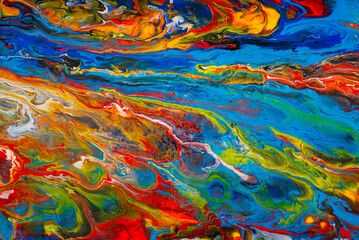 Abstract acrylic hand painted background