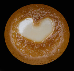 Amazing a heart shape formed on the bottom of my Piccolo Latte. After completing my coffee a love...